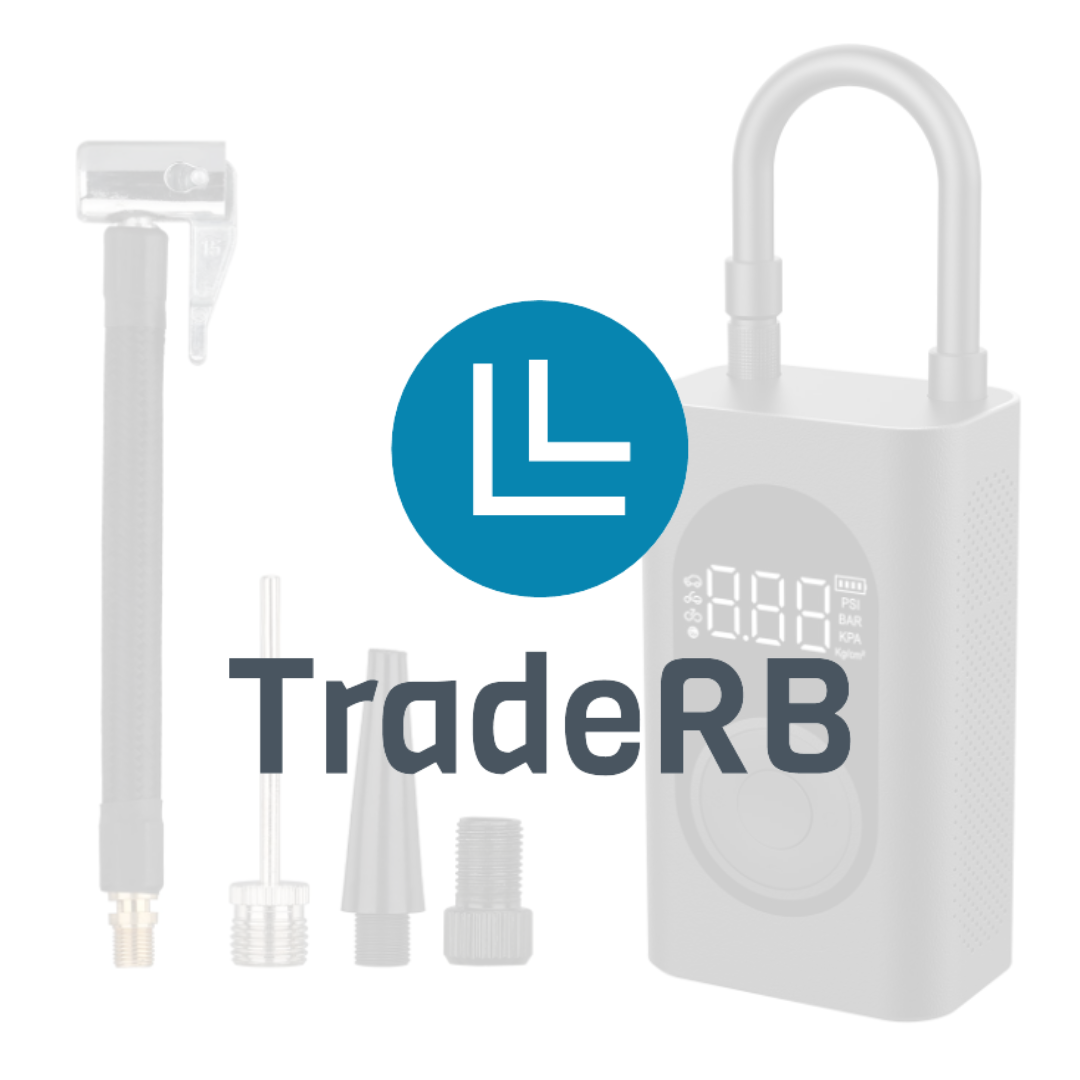 TradeRB™️ Draagbare Compressor - Elektrische Bandenpomp - USB Oplaadbaar - LED - Powerbank - Digitale Drukmeter - Multifunctioneel