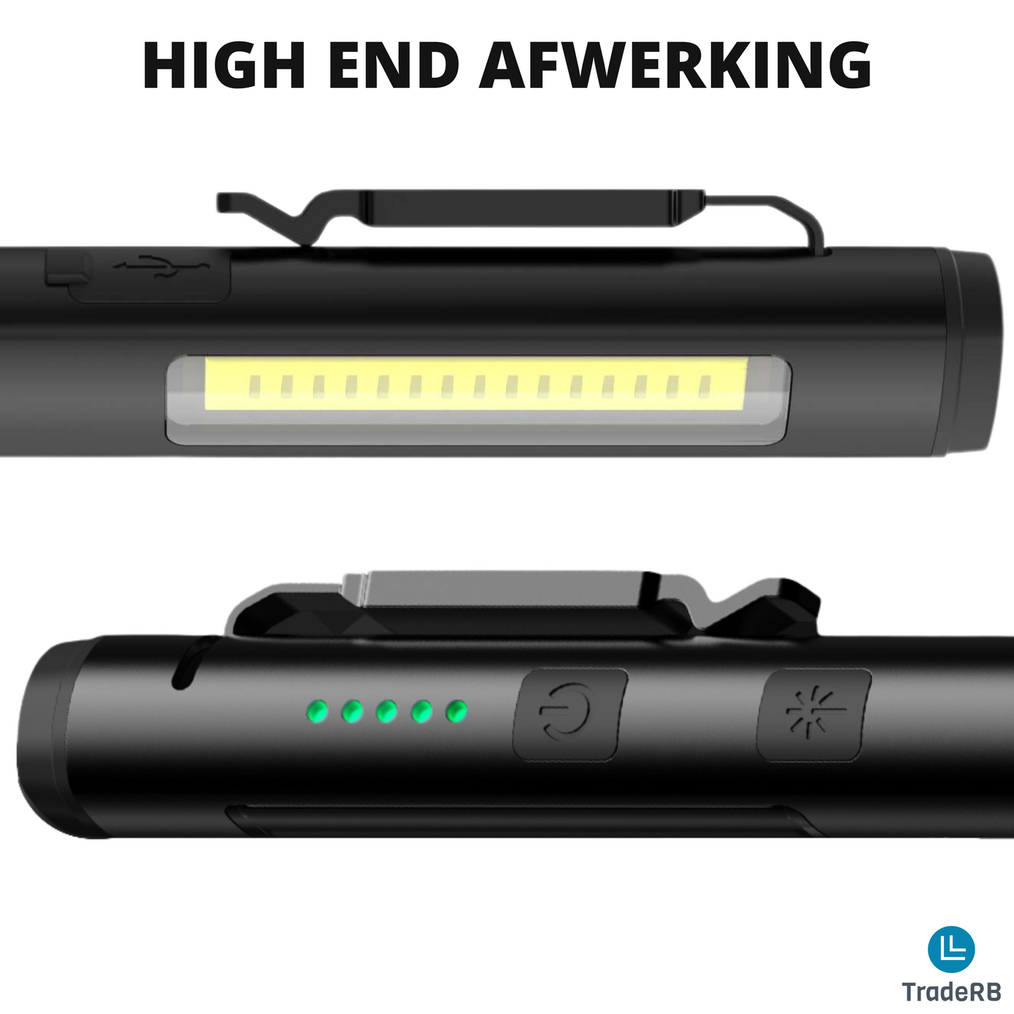 TradeRB® Multifunctionele Hoogwaardige 4 in 1 Laserpen - USB Oplaadbaar - UV Lamp - LED Lamp - Kattenspeeltje - Werklamp - Looplamp